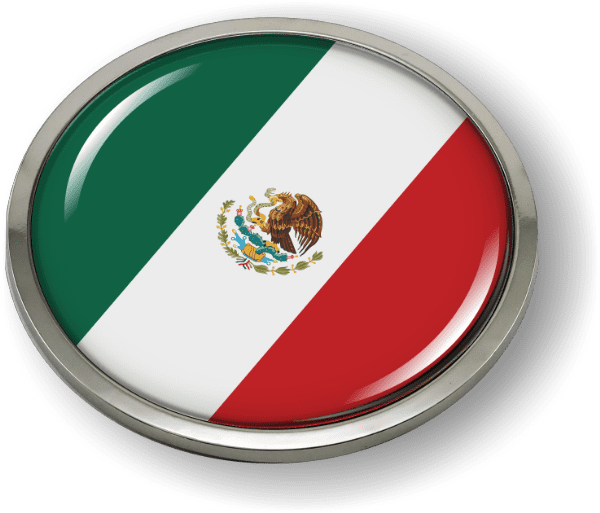 Mexico - Flag - Country Emblem
